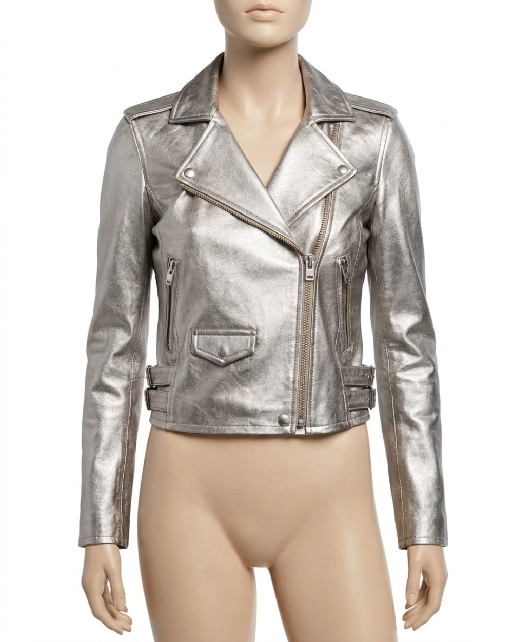 NEW IRO ashville leather jacket in golden brown